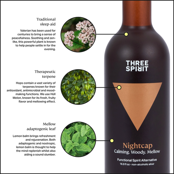 Three Spirit Nightcap: A Perfect Way to Unwind (16.9 fl oz)