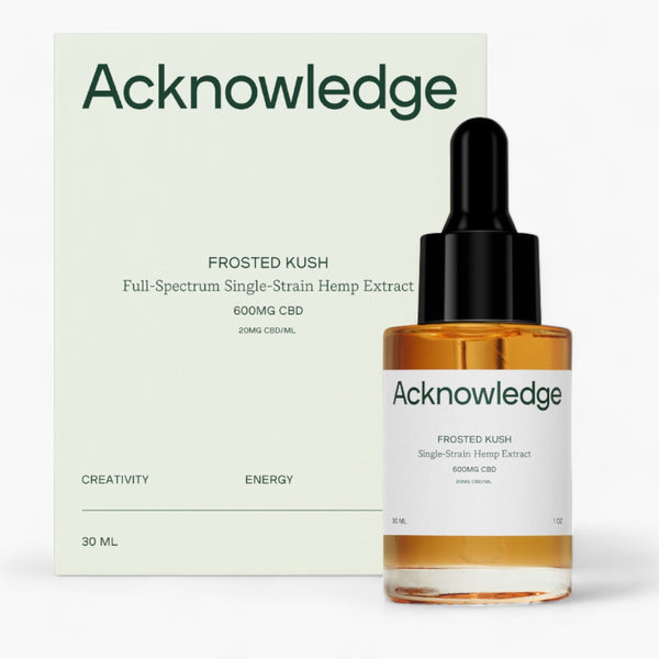 Acknowledge - Frosted Kush (Focus) Full Spectrum Single-Strain Hemp Extract