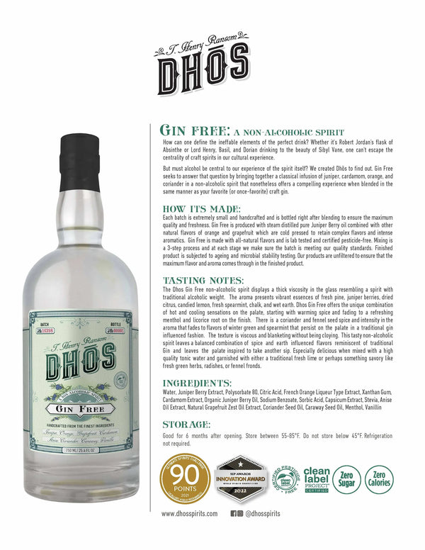 Dhos - Gin Free (750 ml)