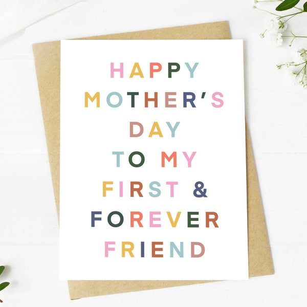 Big Moods - "Happy Mother's Day To My Forever Friend" Mother's Day Card