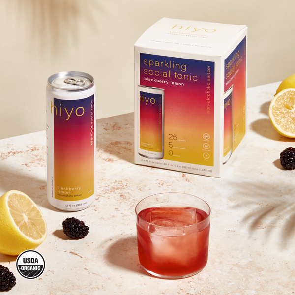 hiyo Blackberry Lemon Seltzer