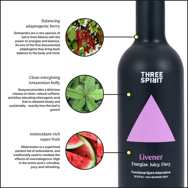 Three Spirit Livener: A Pick Me Up Elixir (16.9 fl oz)