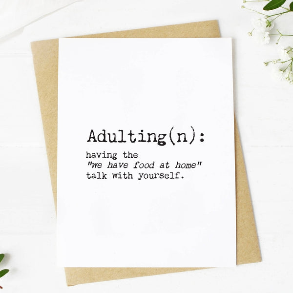 Big Moods - "Adulting" Greeting Card