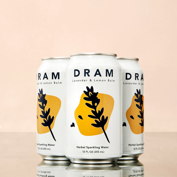 DRAM Lavender & Lemon Balm Sparkling Water: A Symphony of Serenity