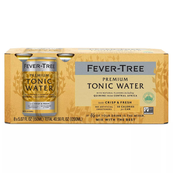 Fever-Tree - Premium Tonic Water (8 5.97 fl oz cans)