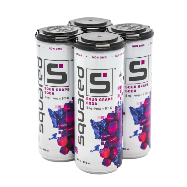 Squared - D9 Seltzer Sour Grape Soda