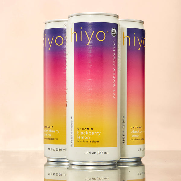 hiyo Blackberry Lemon Seltzer