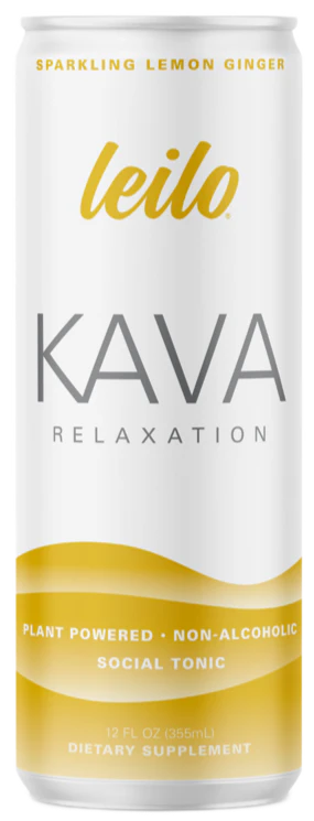 Leilo - Kava Relaxation Sparkling Lemon Ginger