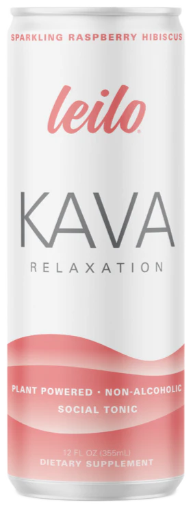 Leilo - Kava Relaxation Sparkling Raspberry Hibiscus