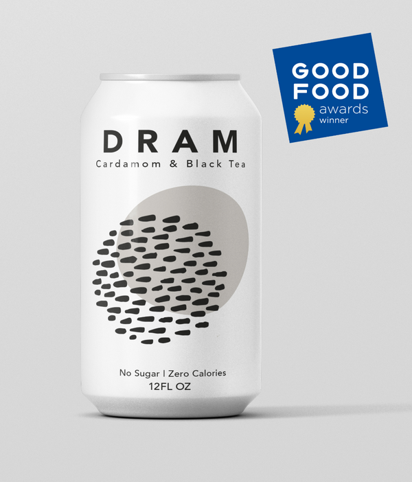 DRAM | Cardamom & Black Tea Sparkling Water 4 Pack