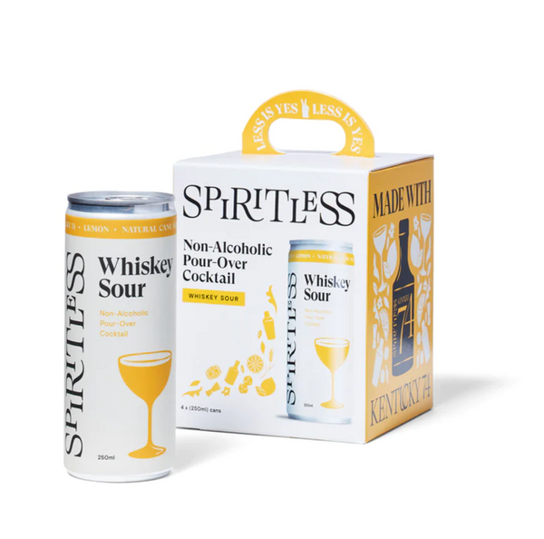 Spiritless - Whiskey Sour Pour-Over Cocktail (4-Pack)