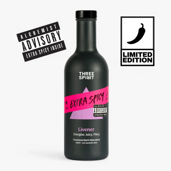 Three Spirit Livener XS: A Pick Me Up Elixir (16.9 fl oz)