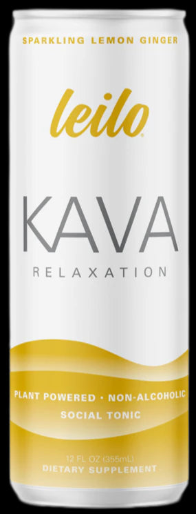 Leilo - Kava Relaxation Sparkling Lemon Ginger