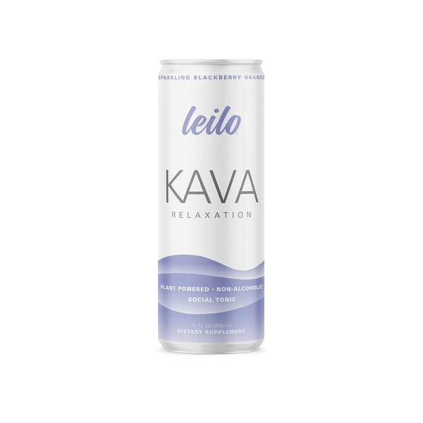 Leilo - Kava Cocktail Luna Sleep-Aid Sparkling Blueberry Chamomile