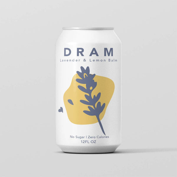 DRAM Lavender & Lemon Balm Sparkling Water: A Symphony of Serenity