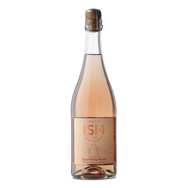 Ish Château del Sparkling Rosé - Top-Rated Non-Alcoholic Wine (750 ml)